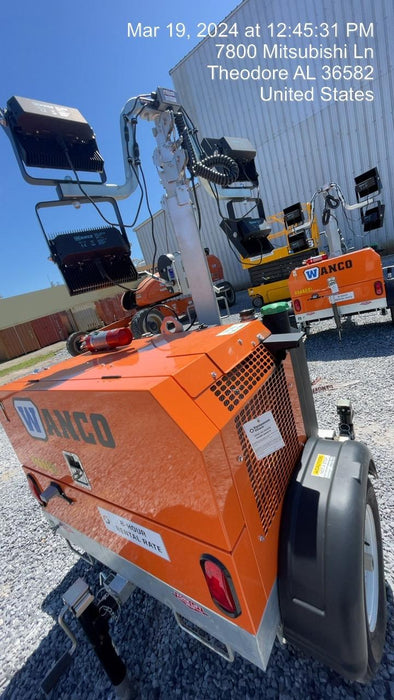 2023 Wanco WLTT-4MM4K Diesel, Deep Sea Controller, Shore Power Plug, Auto Start, (4) 350W LED Floodlights, 4kW Generator, 60 Gal Fuel Tank, 2" Ball, T3