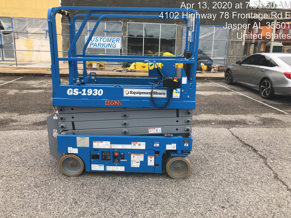 2019 Genie GS-1930 Fixed Rails with Chain Entry