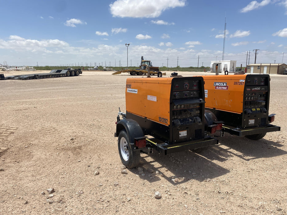 2023 Lincoln Electric LE400 Kubota V1505, Trlr, Cable Rack, Light Kit, ES Decals, T3