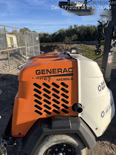 2023 Generac MLT2 Diesel, Flex Switch 120V Input, Powerzone Controller, 
(4) 320W LED Lights, 4kW Generator, 39.9 Gal Fuel Tank, 2" Ball, T3