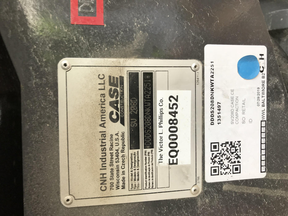 2019 CASE SV208D