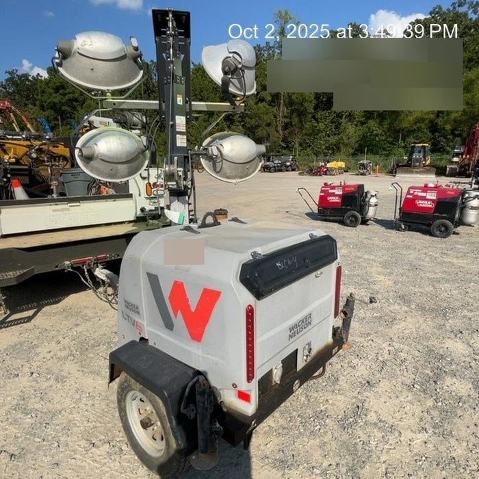 2019 Wacker Neuson LTV6L-MH Wacker Neuson LTV6L Mobile Light Tower w/Fuel Level Sensor Installed