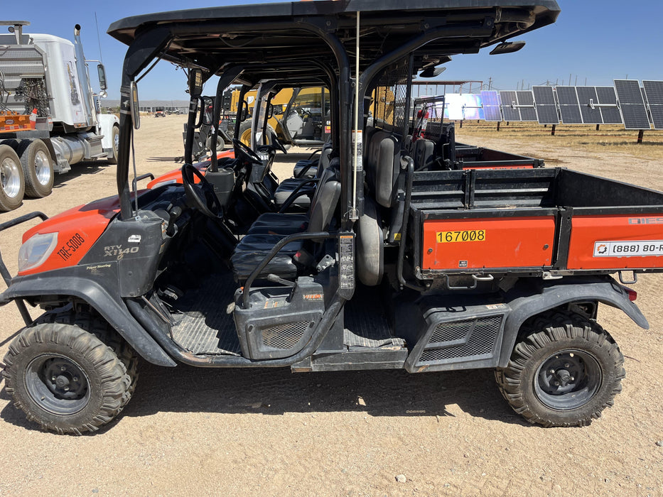 2021 Kubota RTV-X1140W-H Plastic Canopy, Windshield Acrylic Clear, LED Strobe Light, Wire Harness Kit, Back up Alarm