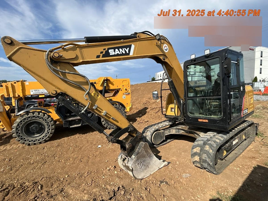 2020 Sany SY75C Rubber Hydraulic Excavator