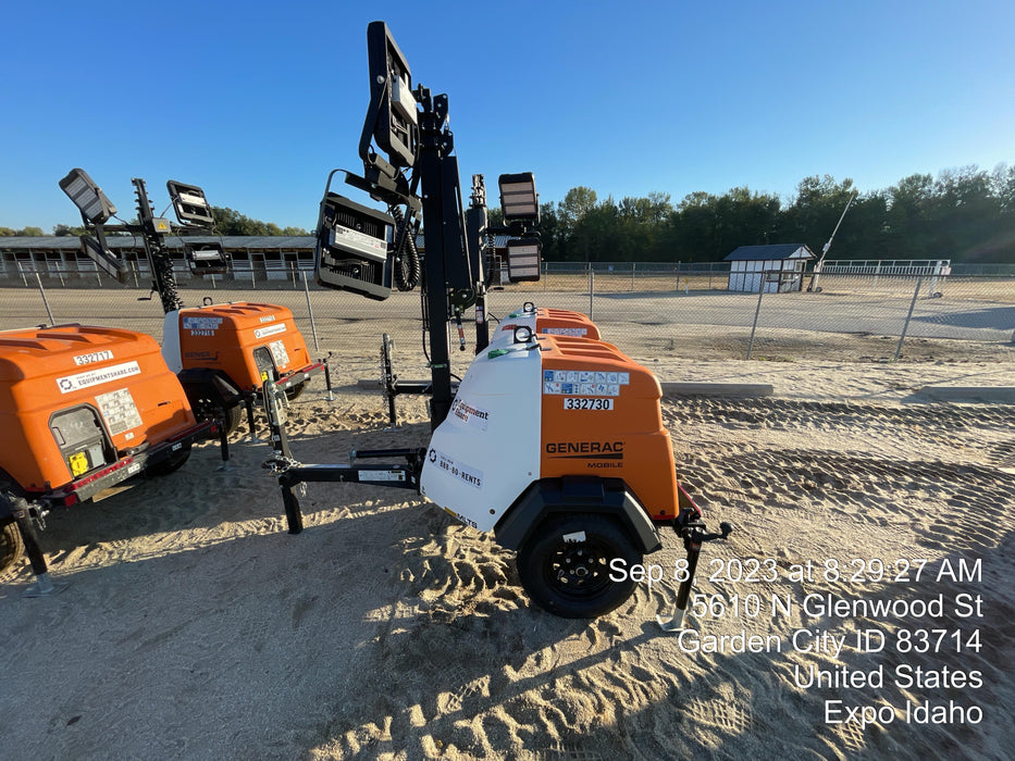 2023 Generac MLT2 Diesel, Flex Switch 120V Input, Powerzone Controller, (4) 320W LED Lights, 4kW Generator, 39.9 Gal Fuel Tank, 2" Ball, T3