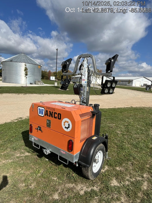 2024 Wanco WLTT-4MM4K Diesel, Deep Sea Controller, Shore Power Plug, Auto Start, (4) 350W LED Floodlights, 4kW Generator, 60 Gal Fuel Tank, 2" Ball, T3