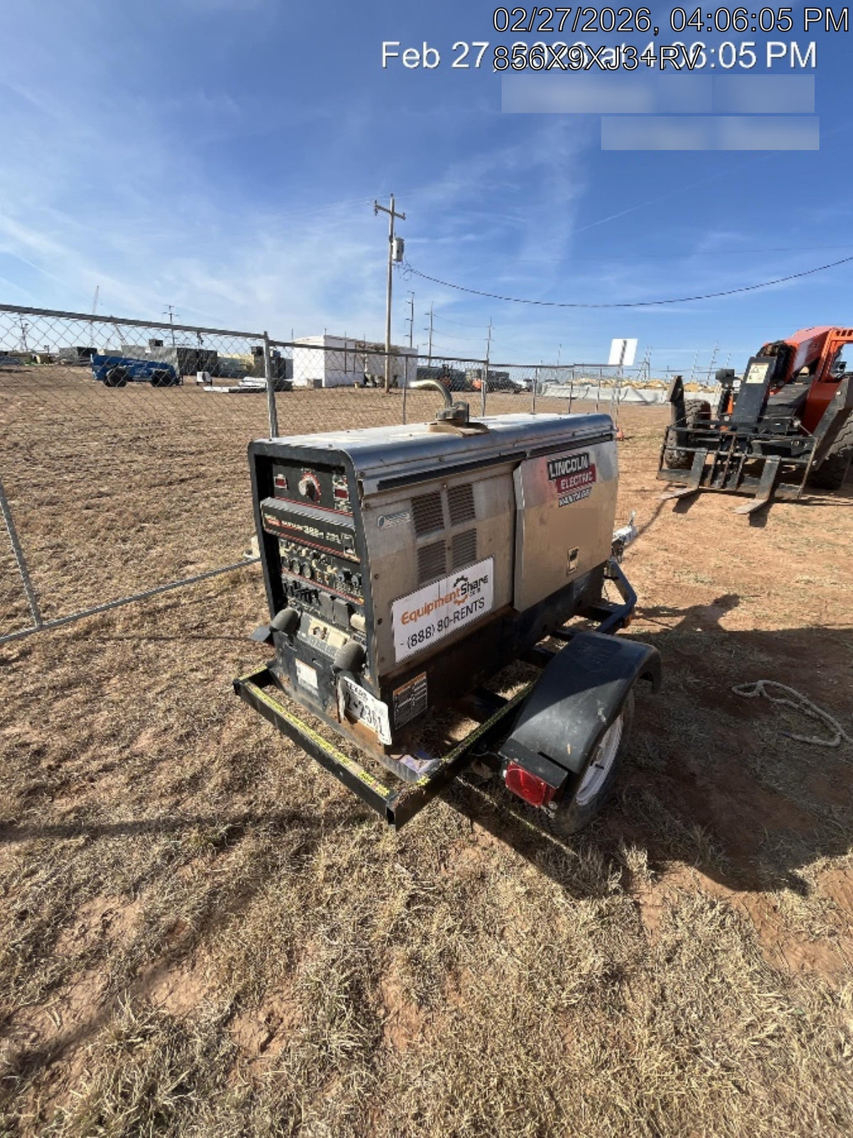 Lincoln Electric Vantage 322 Lincoln Vantage 322 Welder Ready Pak 3 - Vantage 322, Trailer