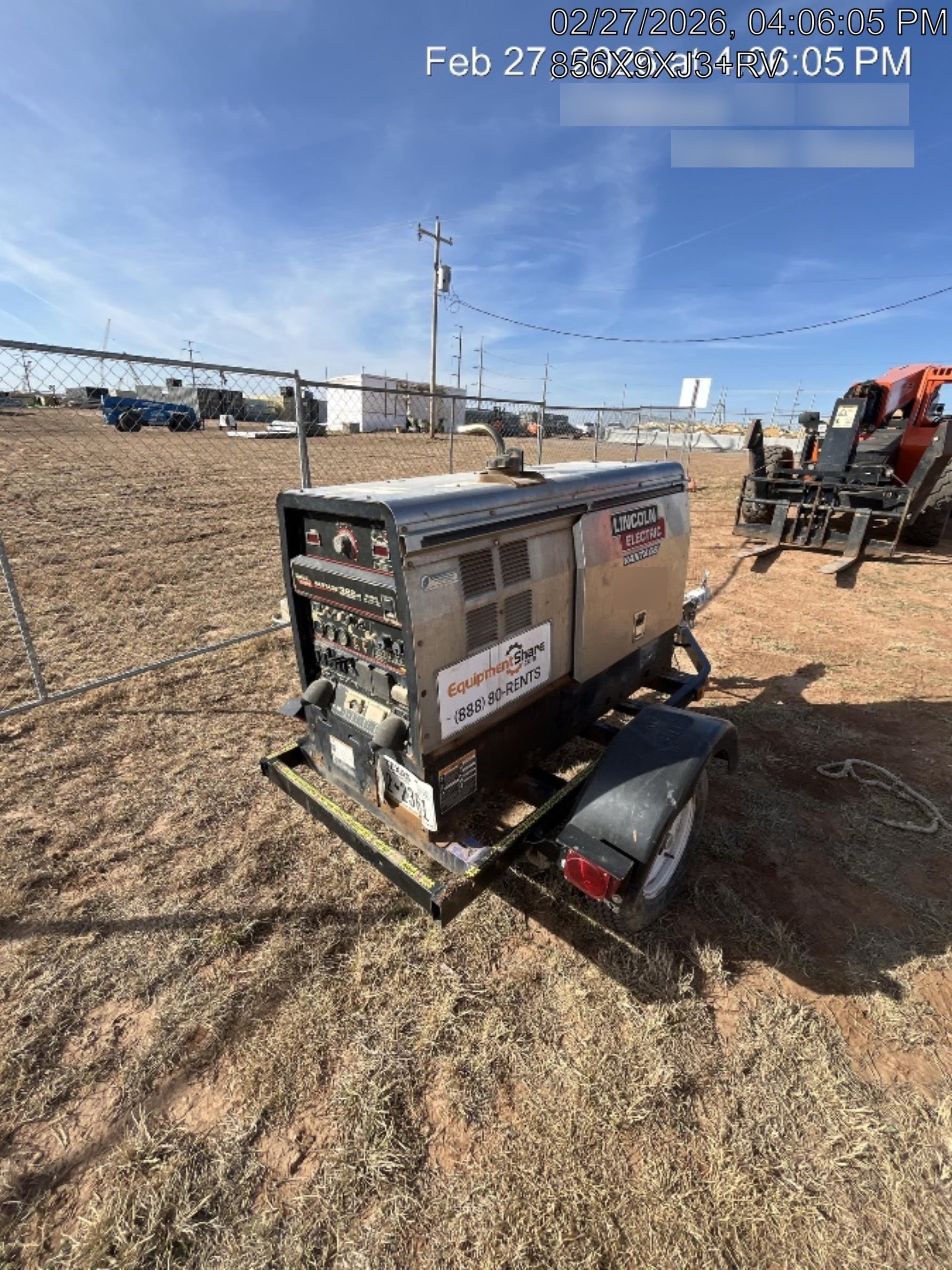 Lincoln Electric Vantage 322 Lincoln Vantage 322 Welder Ready Pak 3 - Vantage 322, Trailer