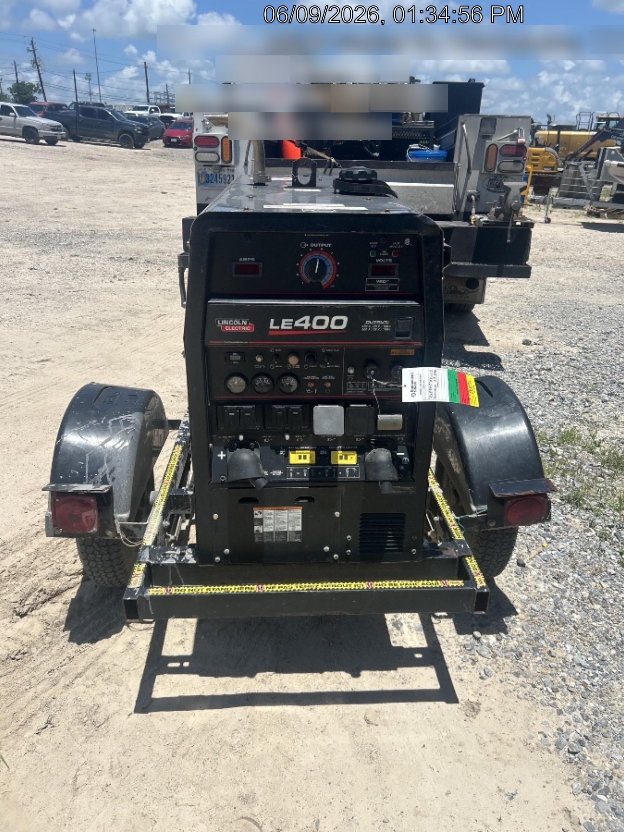 2024 Lincoln Electric LE400 Kubota V1505, Trlr, Cable Rack, Light Kit, ES Decals, T3