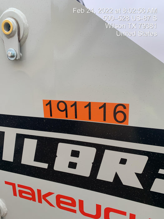 2021 TAKEUCHI TL8R2-R