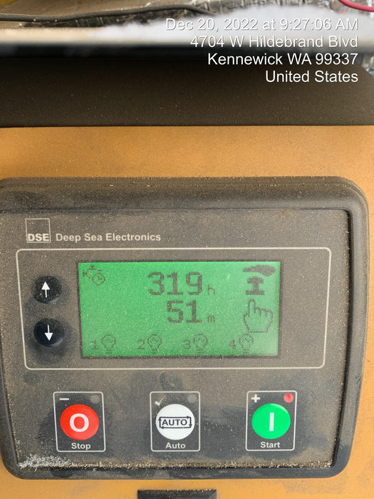 2021 Allmand NLV3GR (4) LED Light Fixture 350W, 23' Vertical Mast, 3kW Prime, Towable, Deep Sea L401, Leveling Jacks, Yanmar T4F 5.8hp