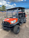 2022 Kubota RTV-X1140W-H Plastic Canopy, Windshield Acrylic Clear, LED Strobe Light, Wire Harness Kit, Back up Alarm