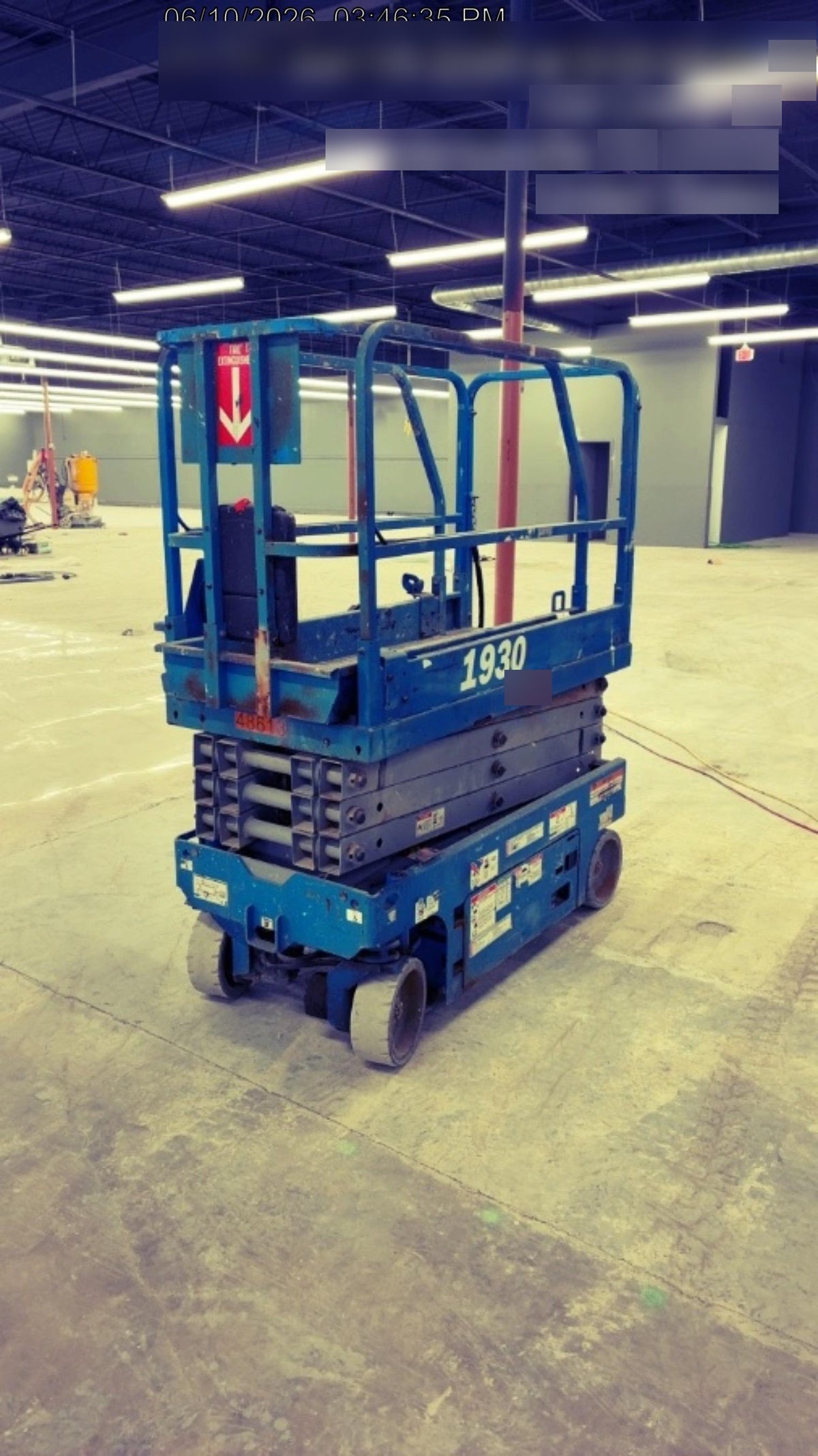 2019 Genie GS-1930 Fixed Rails with Chain Entry