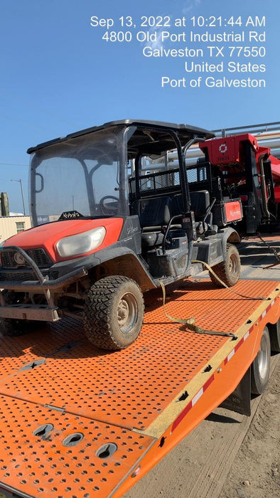 2021 Kubota RTV-X1140W-H Plastic Canopy, Windshield Acrylic Clear, LED Strobe Light, Wire Harness Kit, Back up Alarm