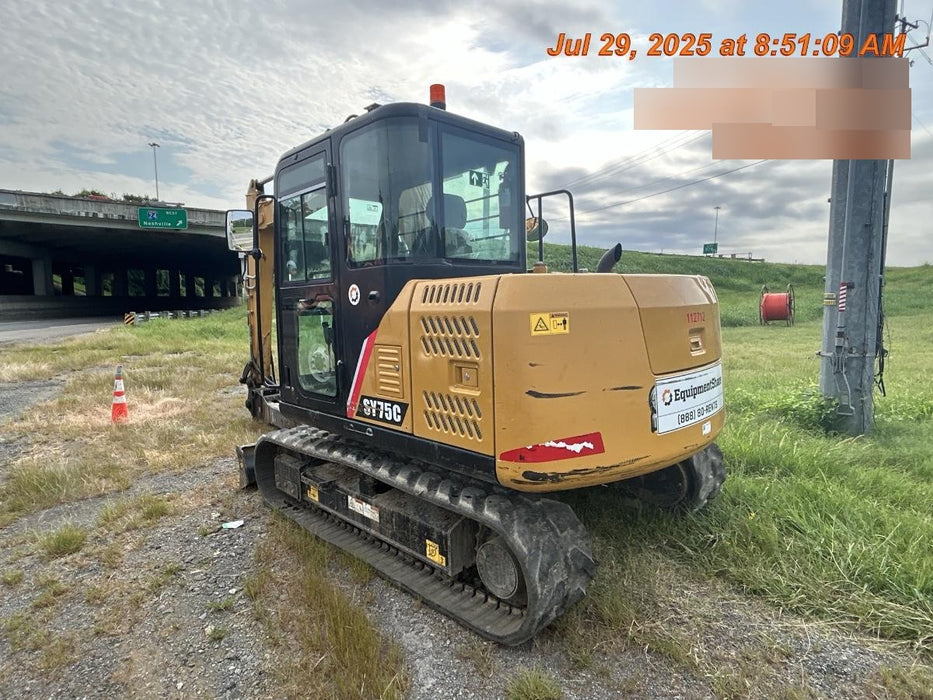 2020 Sany SY75C Rubber Hydraulic Excavator