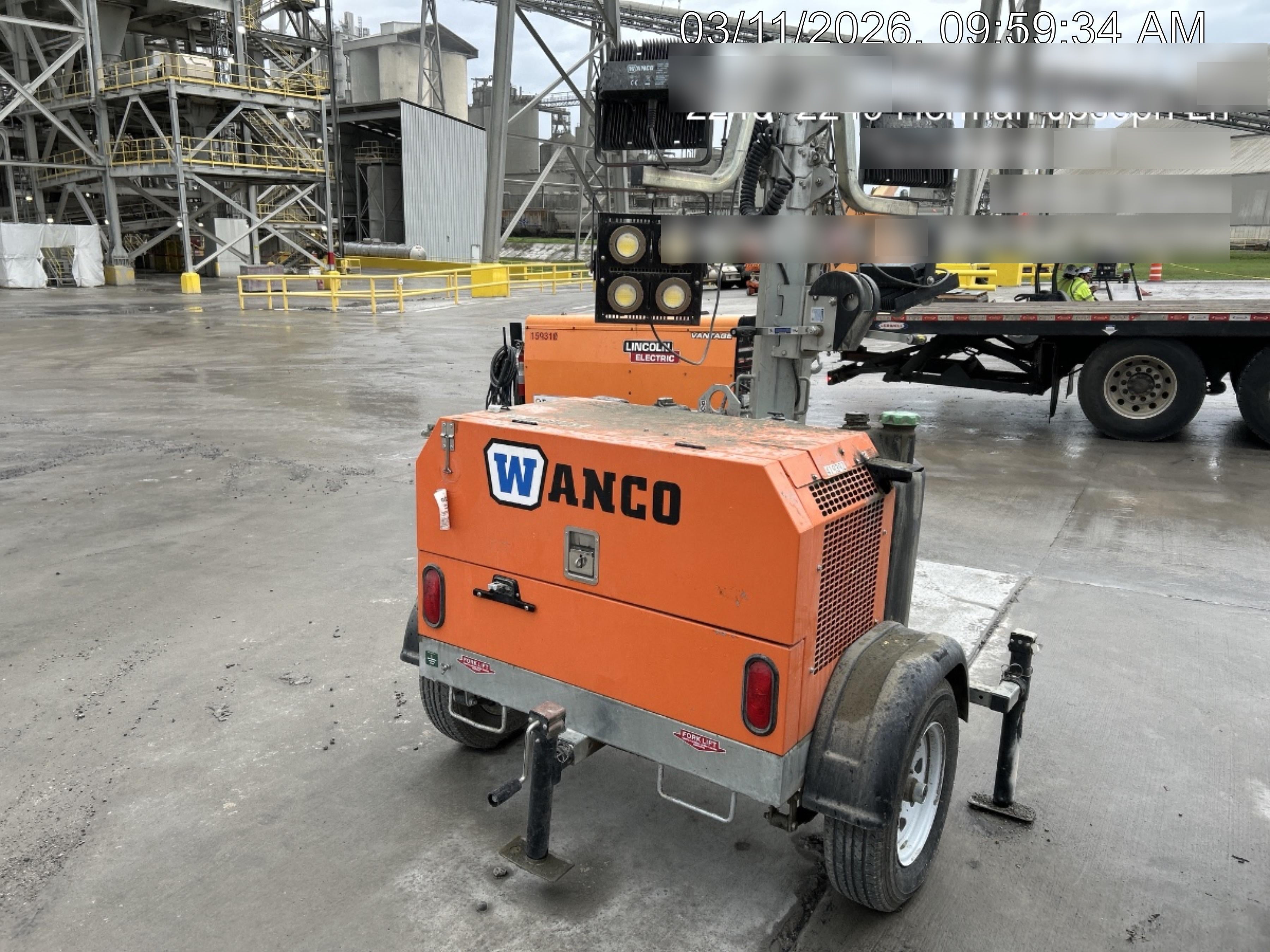2024 Wanco WLTT-4MM4K Diesel, Deep Sea Controller, Shore Power Plug, Auto Start, (4) 350W LED Floodlights, 4kW Generator, 60 Gal Fuel Tank, 2" Ball, T3