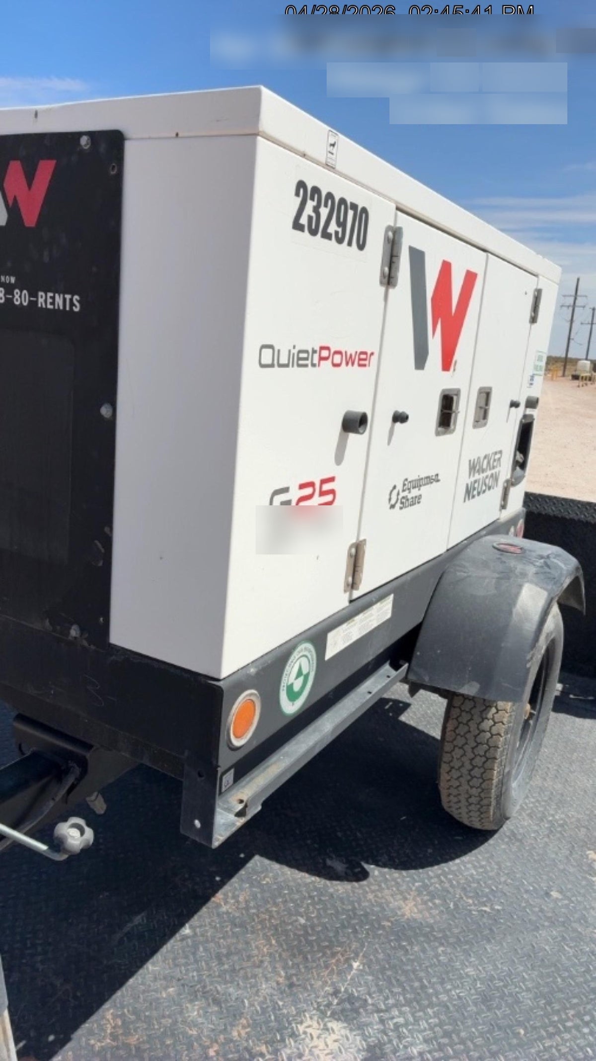 2022 WACKER NEUSON G25