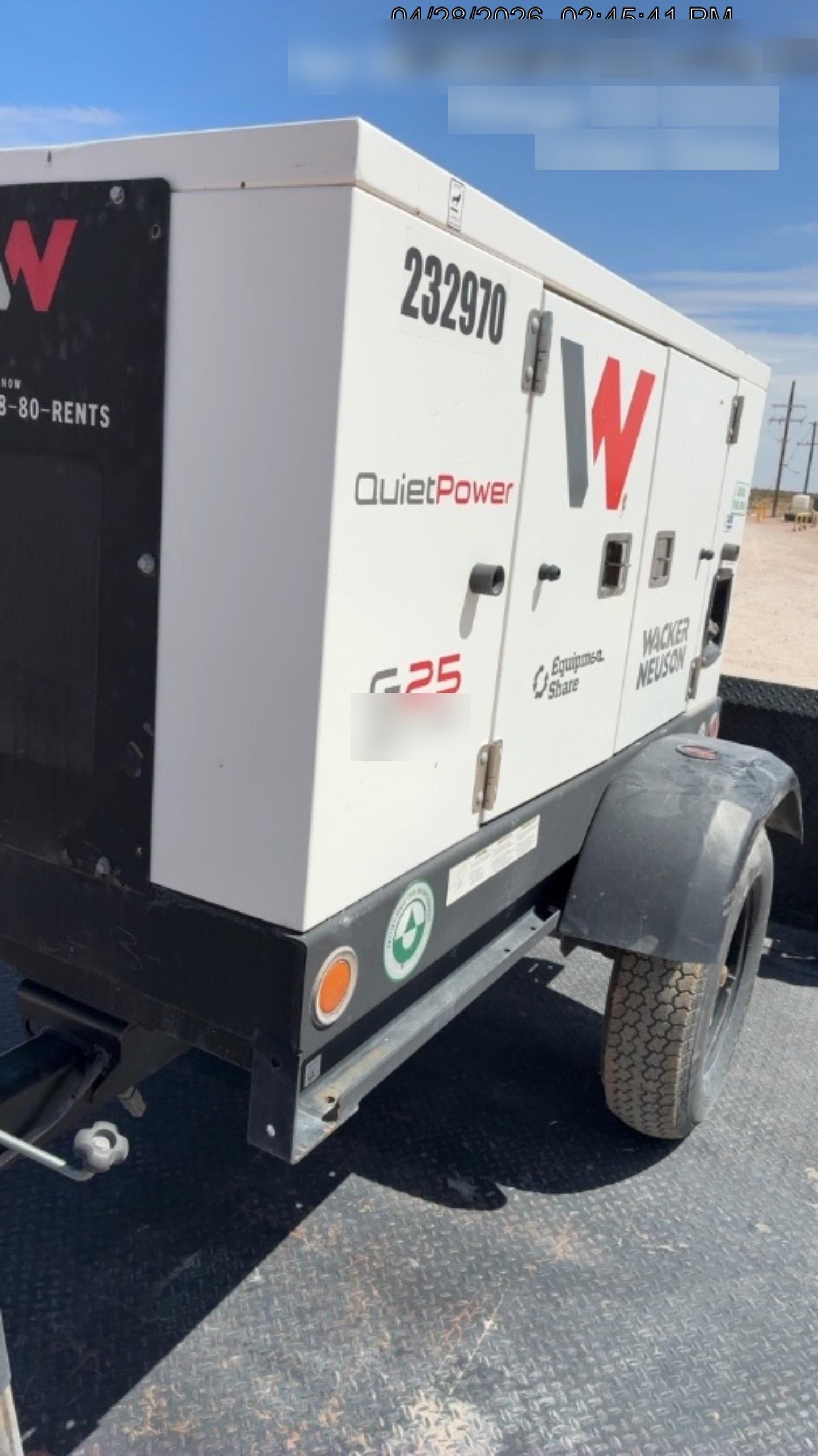 2022 WACKER NEUSON G25