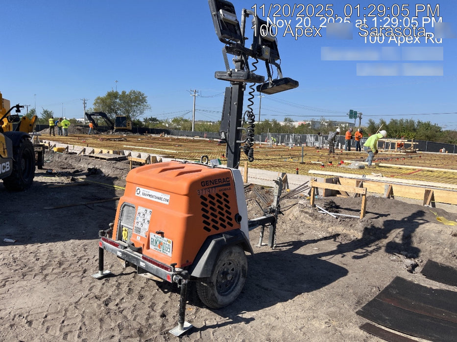 2023 Generac MLT2 Diesel, Flex Switch 120V Input, Powerzone Controller, 
(4) 320W LED Lights, 4kW Generator, 39.9 Gal Fuel Tank, 2" Ball, T3