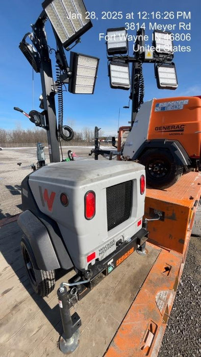 2024 Wacker Neuson LTT4 Diesel, Kohler KDW702, Deep Sea Controller, Auto Start, LED 320W, Bypass Outlet, T3