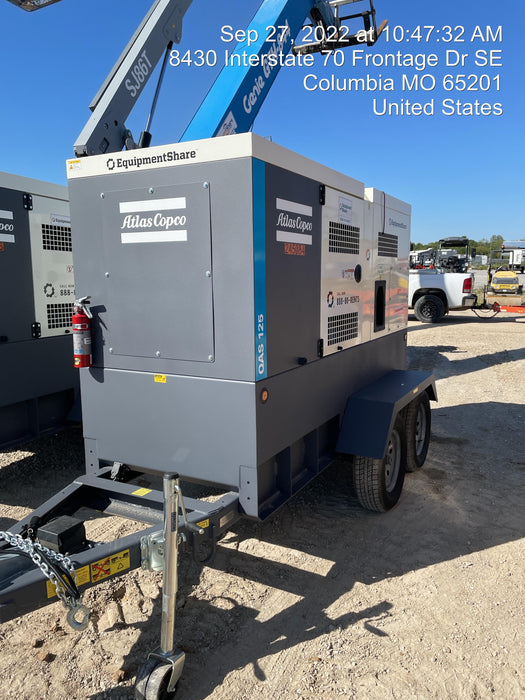 2022 ATLAS COPCO QAS 125