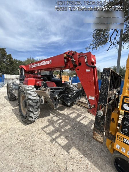 2019 Manitou MTA10055 Canopy, 120 HP, Solid Tires, Work Lights, Lift Hook, Auxiliary Hydraulics 66" Carriage and 60" Forks