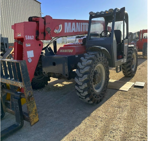2018 Manitou 12042 Manitou MTA 12042, Solid Tires, 66" Carriage, Open ROPS, Flashing Beacon and Work Light Package