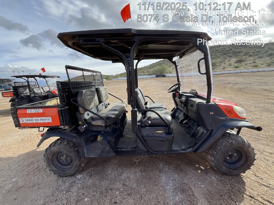 2021 Kubota RTV-X1140W-H Plastic Canopy, Windshield Acrylic Clear, LED Strobe Light, Wire Harness Kit, Back up Alarm