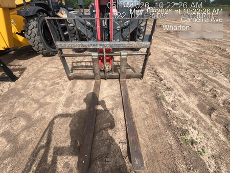 2018 Manitou MTA10055 Manitou MTA 10055 w/Cab/Heat/AC, Work Lights/Strobe, Aux Hyd, Solid Tires, Lift Hook, 66" Carriage, 60" Forks