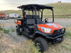 2022 Kubota RTV-X1140W-H Plastic Canopy, Windshield Acrylic Clear, LED Strobe Light, Wire Harness Kit, Back up Alarm
