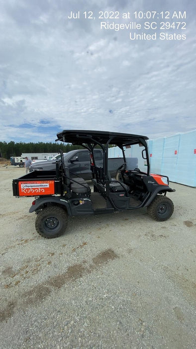 2022 Kubota RTV-X1140W-H Plastic Canopy, Windshield Acrylic Clear, LED Strobe Light, Wire Harness Kit, Back up Alarm