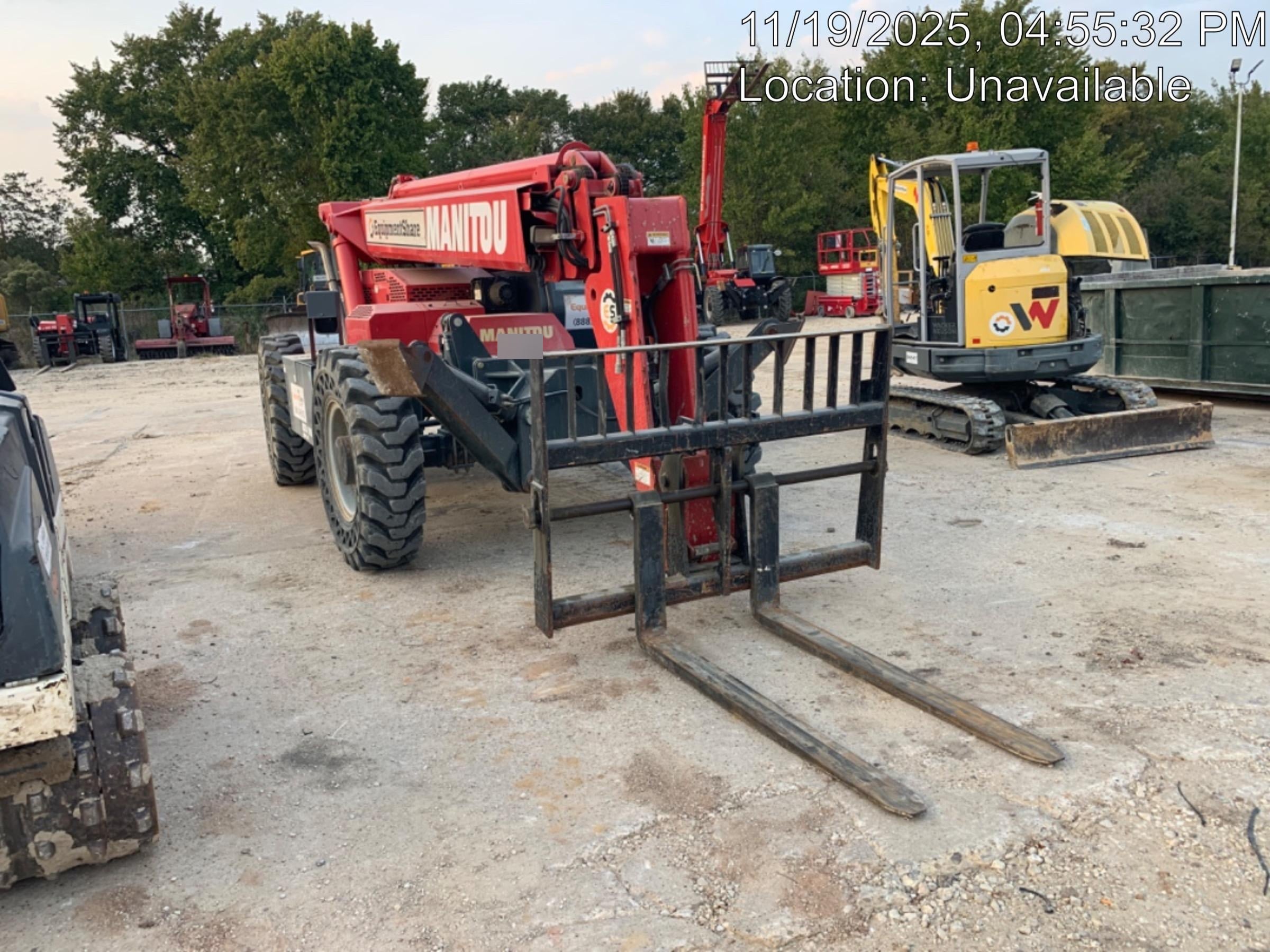 2018 Manitou MTA10055 MTA10055 - 120 HP T4, Canopy, Worklights/Strobe, Beacon, 66" Carriage, 60" Forks, Solid Tires, Lift Hook, Aux Hydraulics