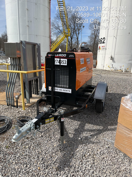 2022 Lincoln Electric LE400 Kubota V1505, Trlr, Cable Rack, Light Kit, ES Decals, T3