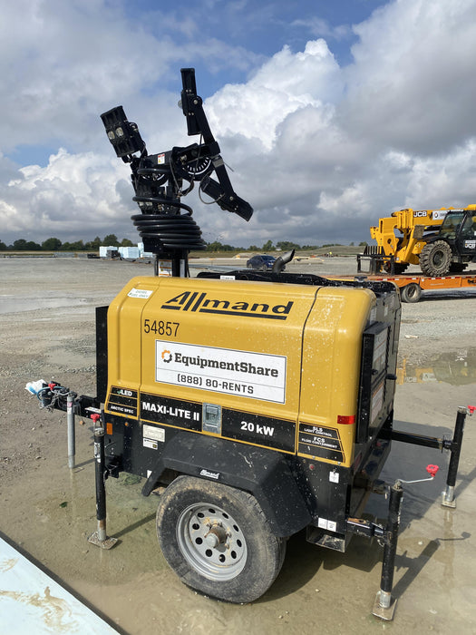 2019 Allmand MAXI-LITE II 20 kW Light Tower w/Arctic Package, LED Light Package