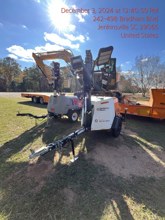 2024 Generac MLT6SKDS-STD4 ELEC WINCH Diesel, Electric Winch Mast, Powerzone Controller, (4) 320W LED Lights, 4kW Generator, 39.9 Gal Fuel Tank, 2" pintle, T3