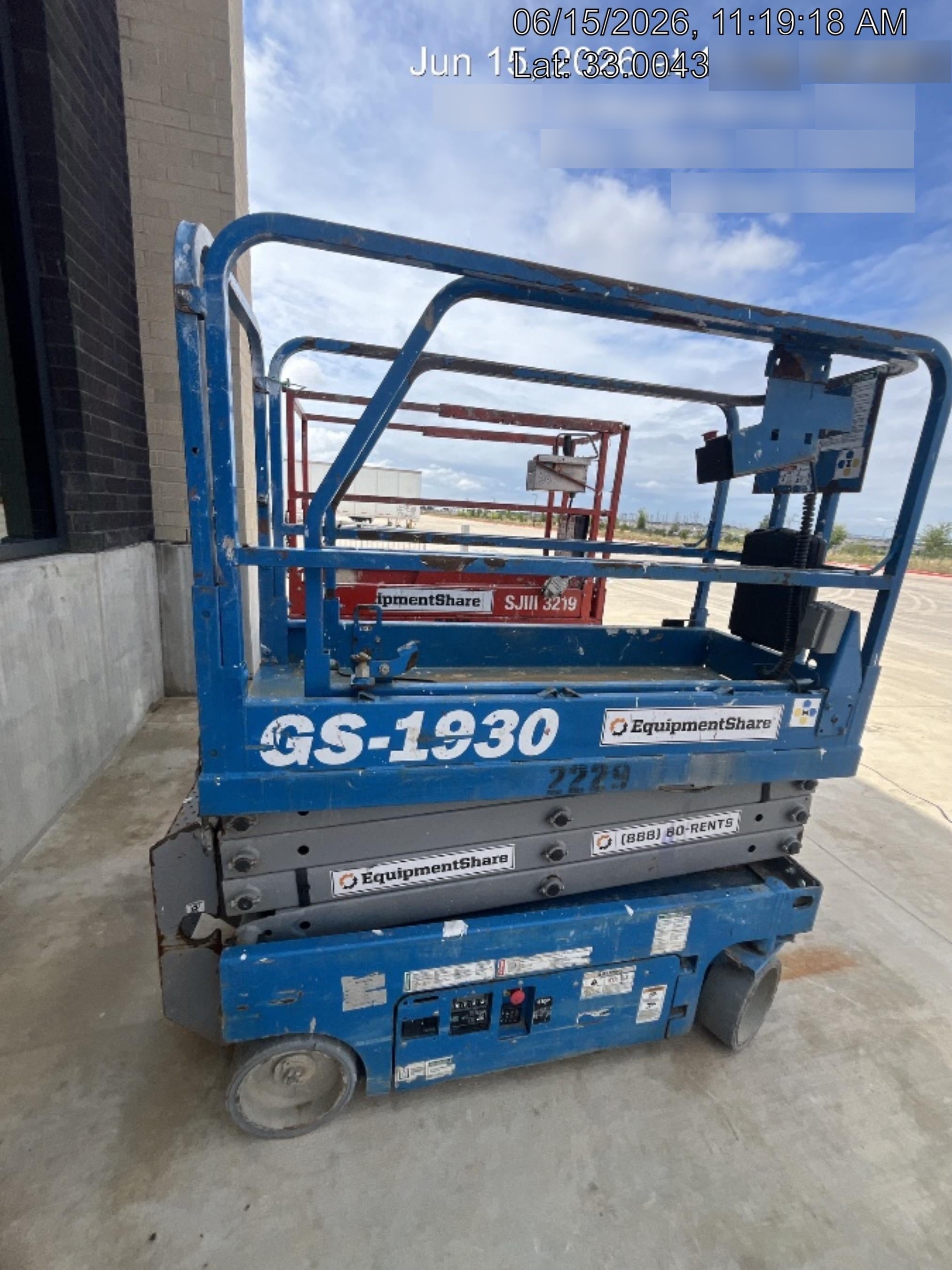 2016 Genie GS-1930 Genie GS1930 Scissor Lift