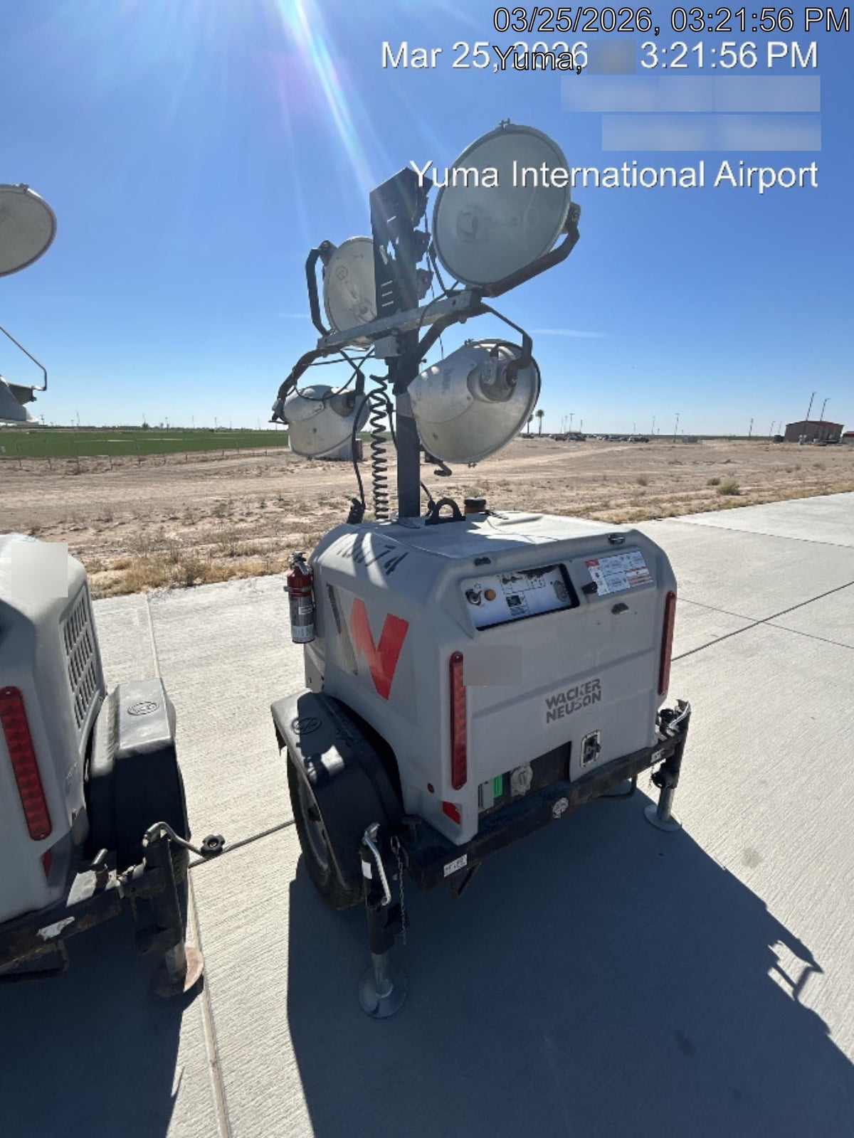 2018 Wacker Neuson LTV6K-MH Wacker Neuson LTV6K Towable Light Tower