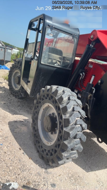 2019 Manitou 12042 Canopy, 120 HP , Solid Tires, Work Lights, Lift Hook, Auxiliary Hydraulics 66" Carriage and 60" Forks