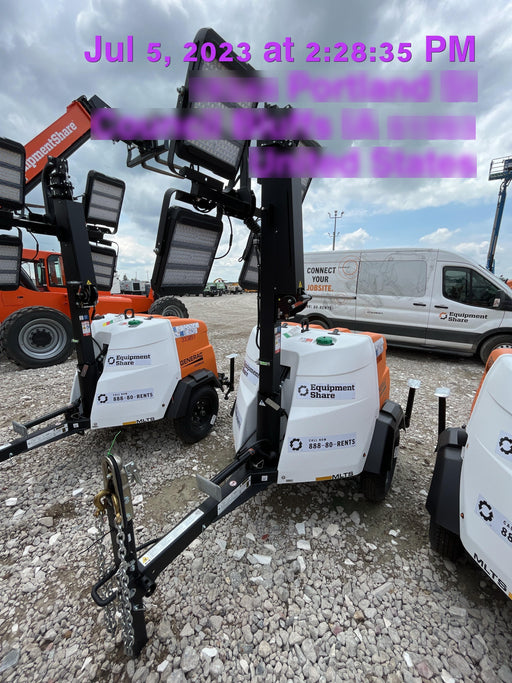 2023 Generac MLT2 Diesel, Flex Switch 120V Input, Powerzone Controller, (4) 320W LED Lights, 4kW Generator, 39.9 Gal Fuel Tank, 2" Ball, T3