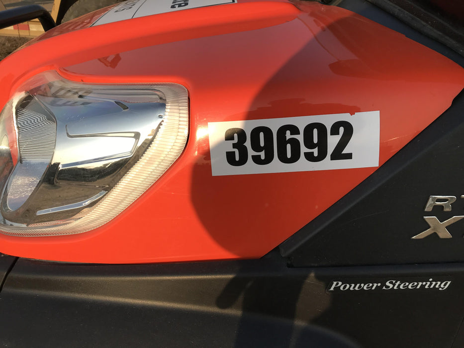 2019 Kubota RTV-X1140W-H 4wd Utility Cart, LED Strobe, Windshield Tempered Glass, Plastic Canopy, Wire Harness Kit, Backup Alarm