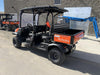 2022 Kubota RTV-X1140W-H Plastic Canopy, Windshield Acrylic Clear, LED Strobe Light, Wire Harness Kit, Back up Alarm