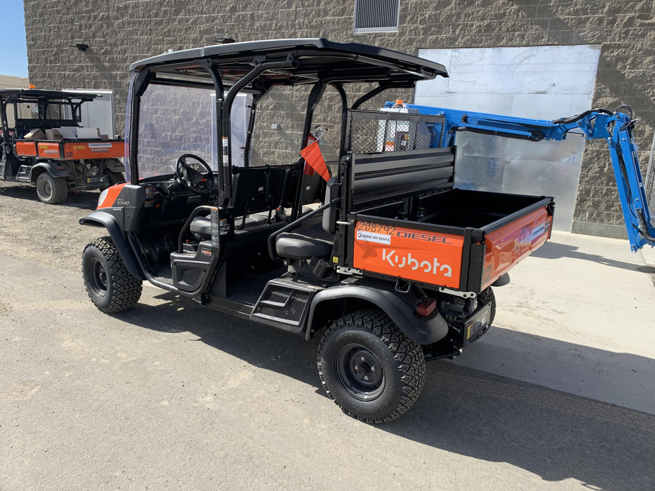 2022 Kubota RTV-X1140W-H Plastic Canopy, Windshield Acrylic Clear, LED Strobe Light, Wire Harness Kit, Back up Alarm