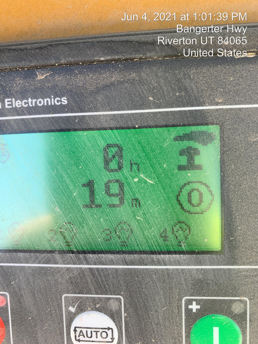 2021 Allmand NLV3GR (4) LED Light Fixture 350W, 23' Vertical Mast, 3kW Prime, Towable, Deep Sea L401, Leveling Jacks, Yanmar T4F 5.8hp