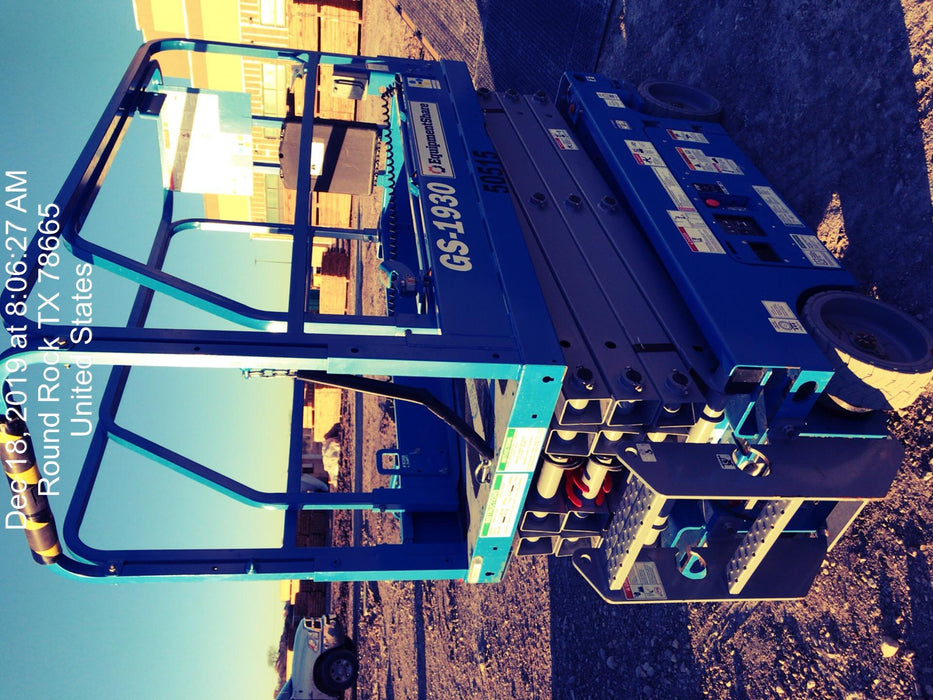 2019 Genie GS-1930 Fixed Rails with Chain Entry