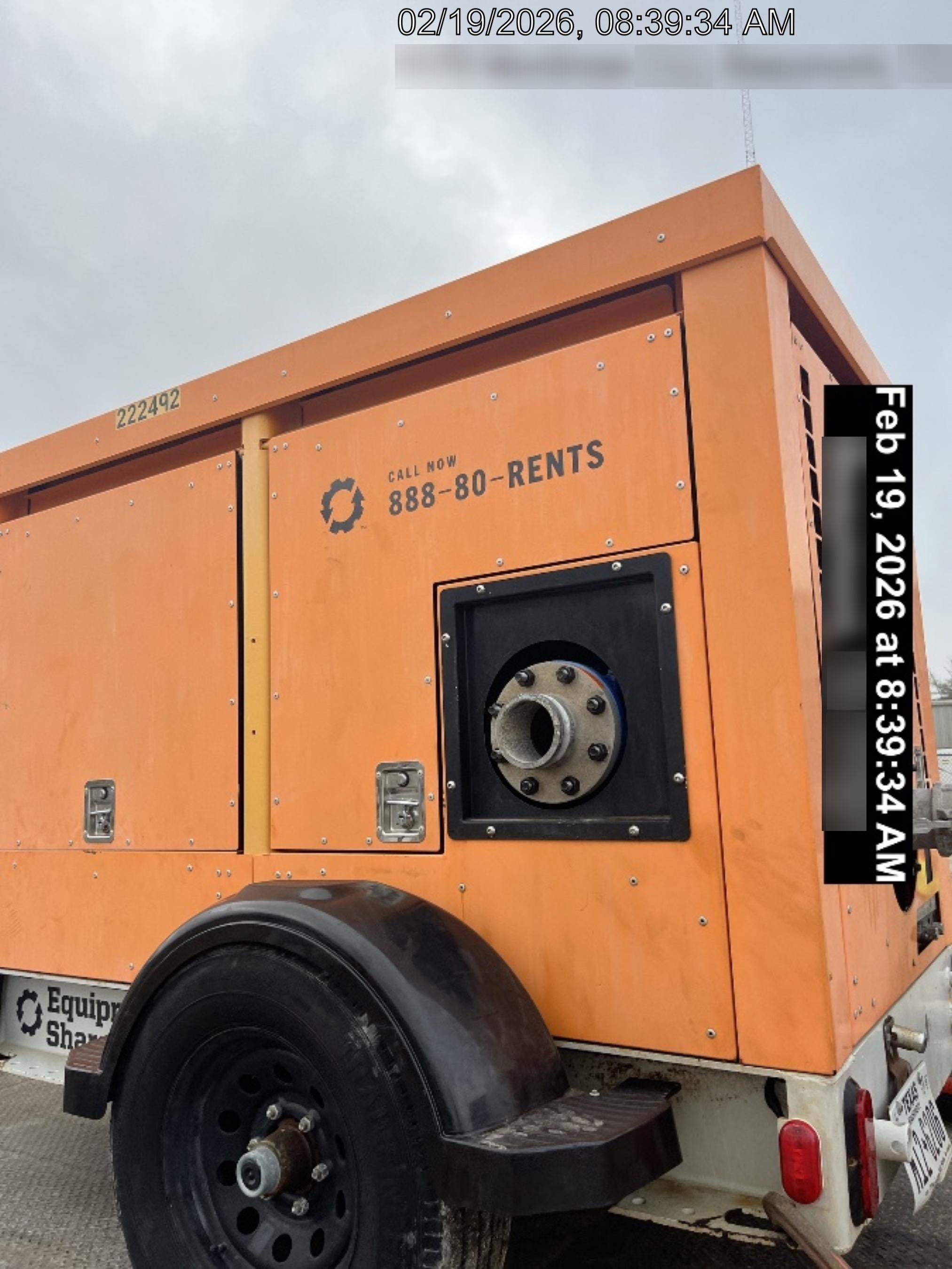 2020 ATLAS COPCO PAS 100 HF CS Enclosed