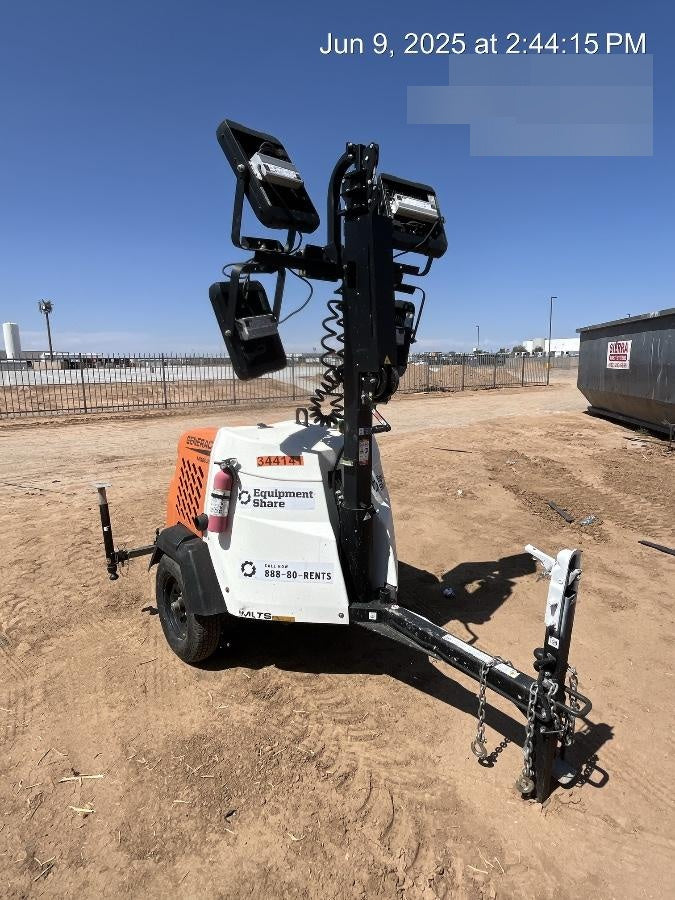 2023 Generac MLT2 Diesel, Flex Switch 120V Input, Powerzone Controller, (4) 320W LED Lights, 4kW Generator, 39.9 Gal Fuel Tank, 2" Ball, T3