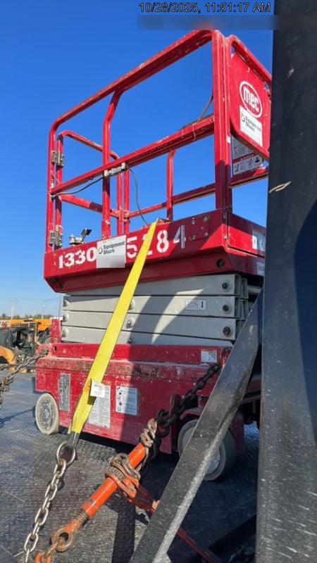 2017 MEC 1330SE 13' Scissor Lift w/2 Year Extended Full Warranty