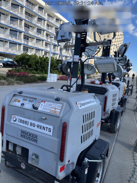 2020 Wacker Neuson LTV6K LTV6K-METAL HALIDE LIGHT TOWER 60HZ KUBOTA LED 300