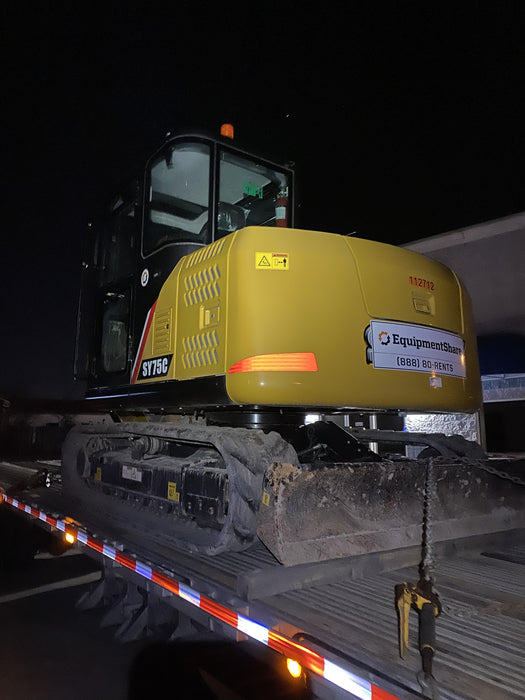 2020 Sany SY75C Rubber Hydraulic Excavator