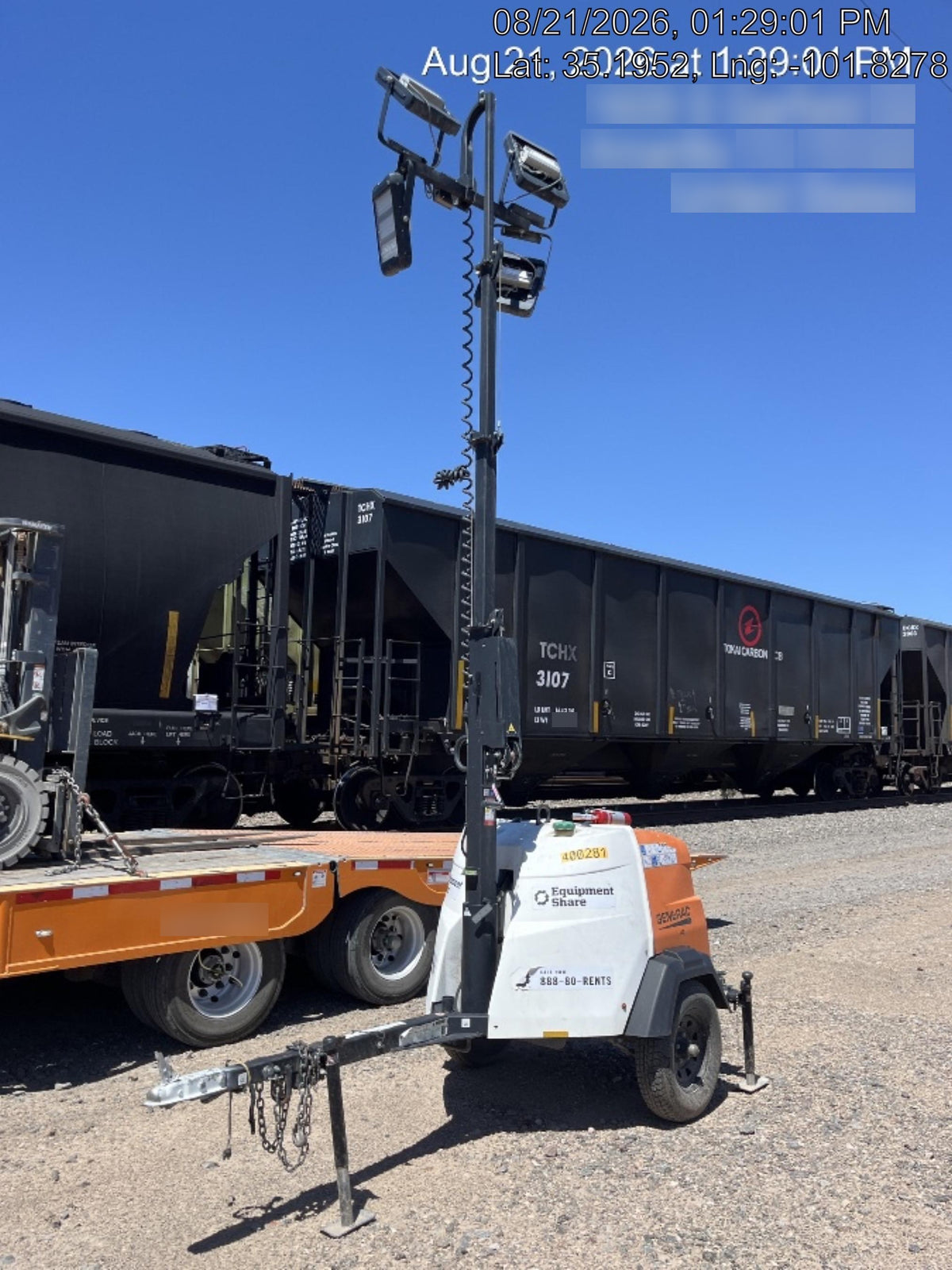 2024 Generac MLT2 Diesel, Flex Switch 120V Input, Powerzone Controller, 
(4) 320W LED Lights, 4kW Generator, 39.9 Gal Fuel Tank, 2" Ball, T3